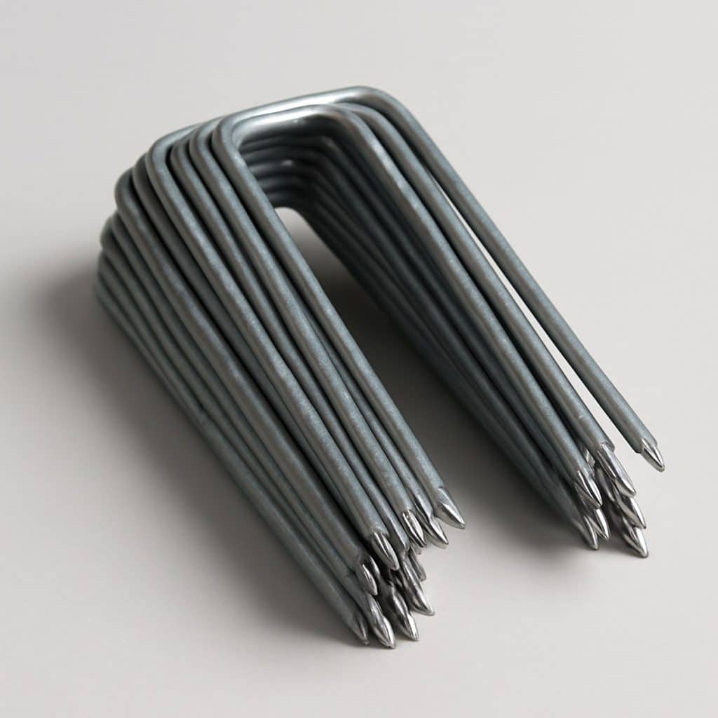 Agrafes de fixation pour pelouse artificielle présenté seul