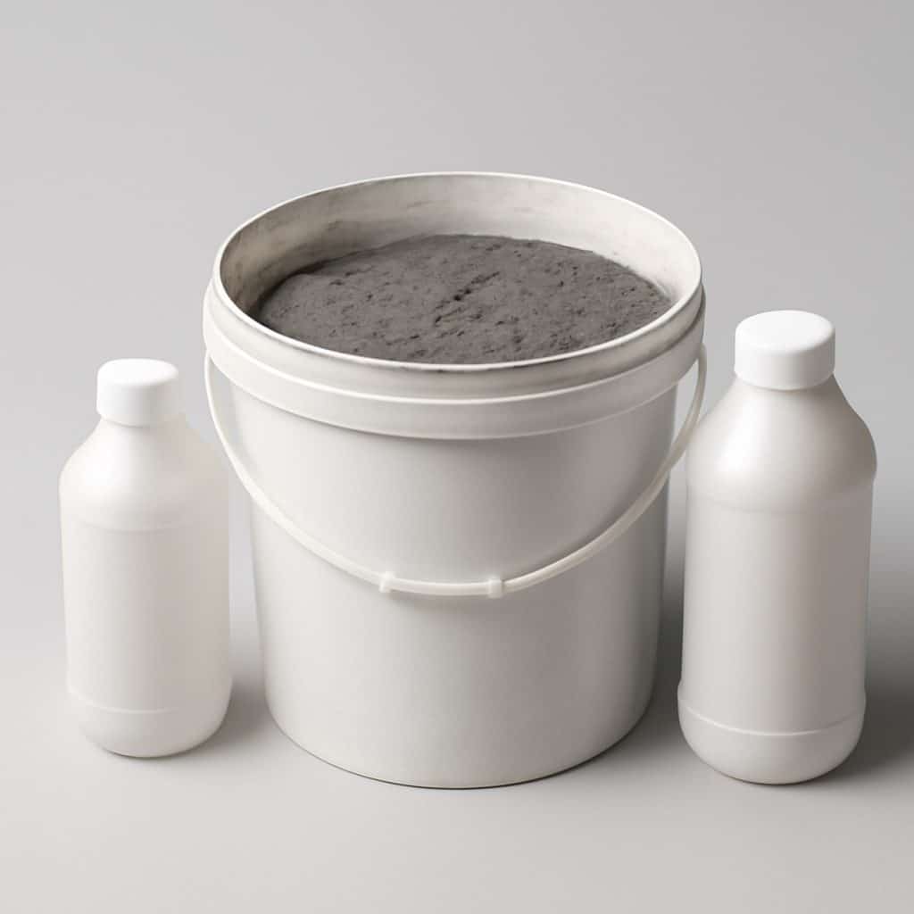 Kit complet béton ciré pour douche présenté seul