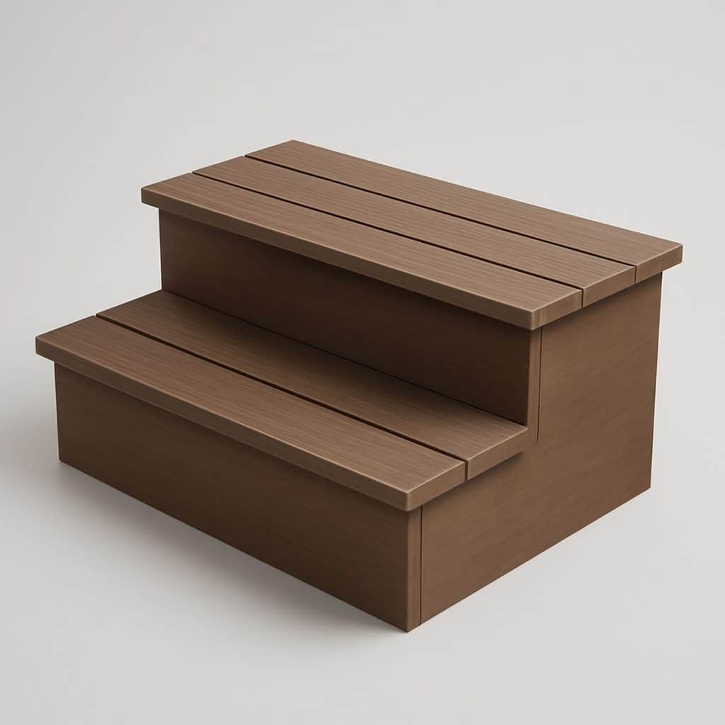 Kit complet de rénovation d'escalier présenté seul