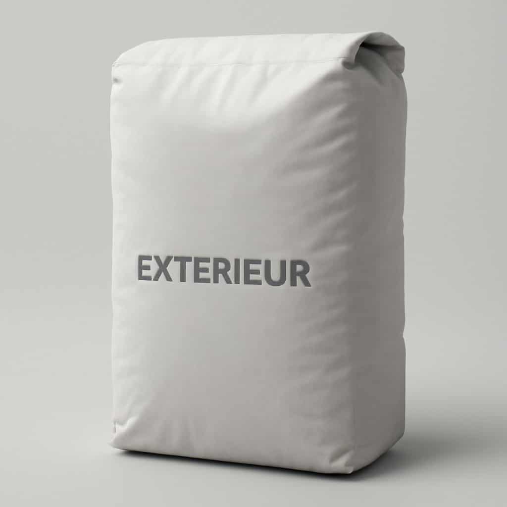 Mortier de réparation pour béton extérieur présenté seul